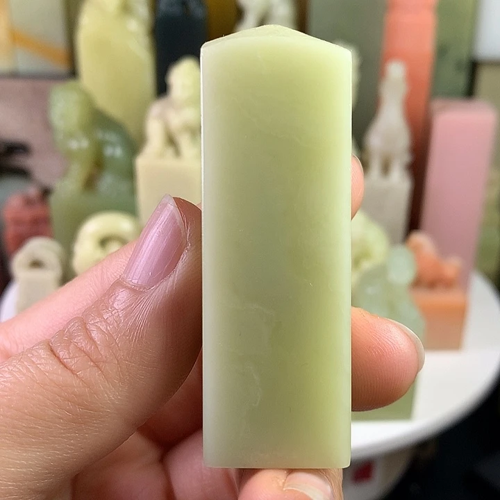 青田石天**天青田石印章