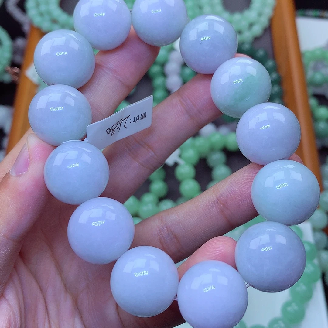 翡翠未镶嵌毛衣链