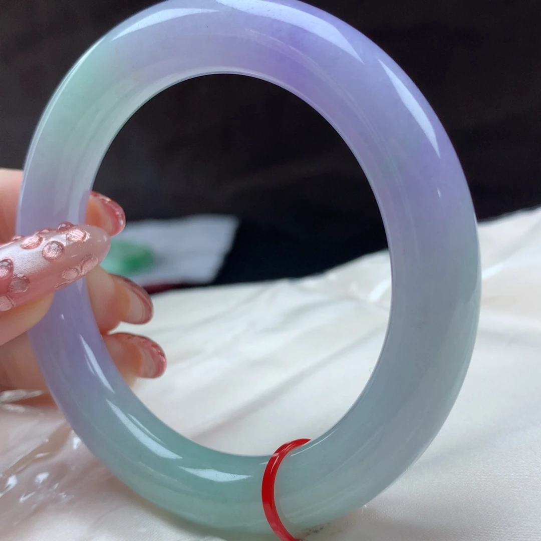 未镶嵌手镯（圆镯）翡翠李*霞97216,