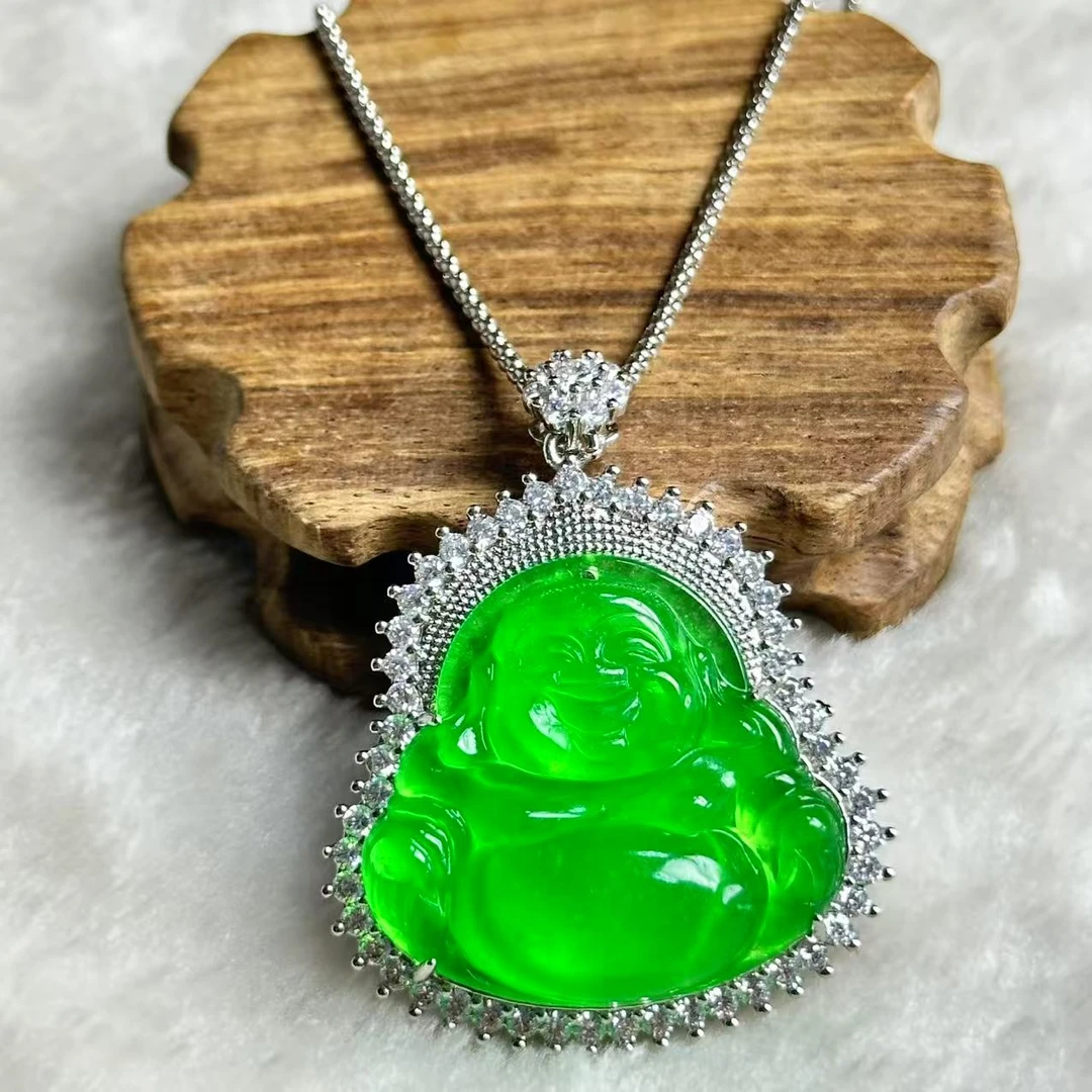 Y典藏品 绿大佛公时尚吊坠美观大气美轮美奂尽显魅力