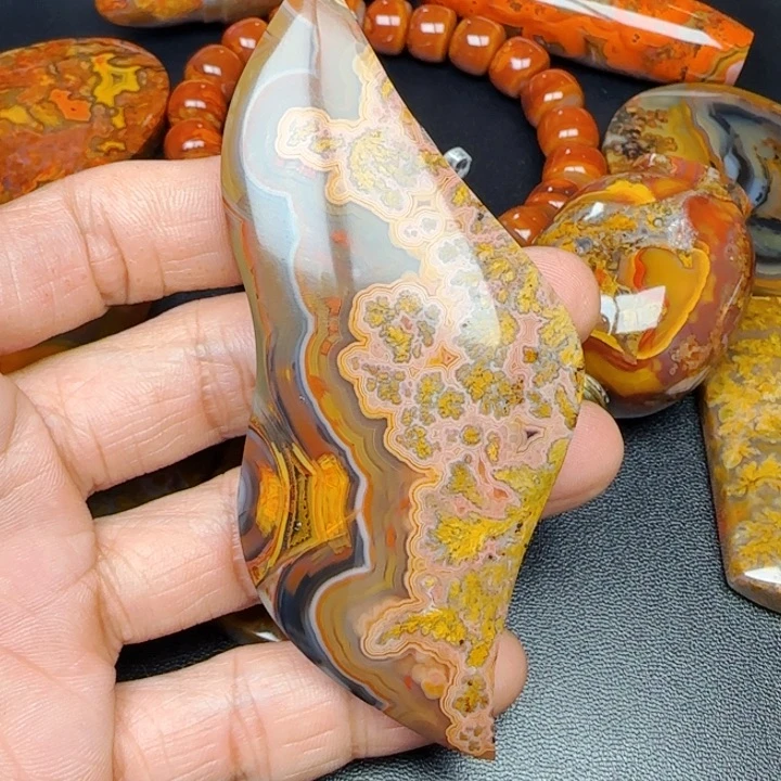 玛瑙/玉髓战国红玛瑙未镶嵌冬****枣