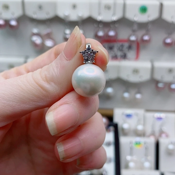 淡水珍珠未镶嵌颈饰12+A