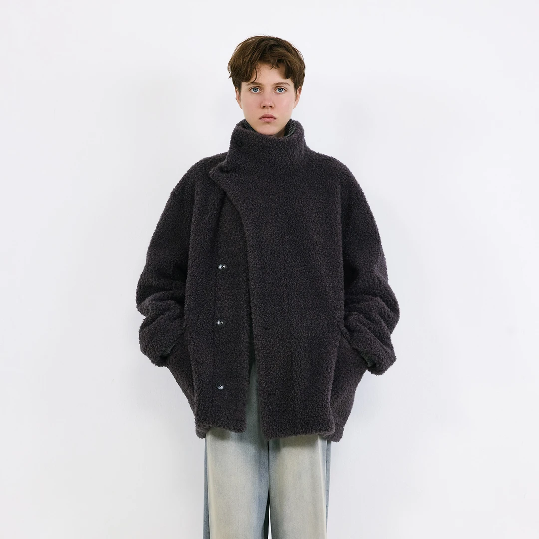 VVNK设计师品牌 深灰通勤感外套休闲时尚女  DSC买手店 DY5V08046