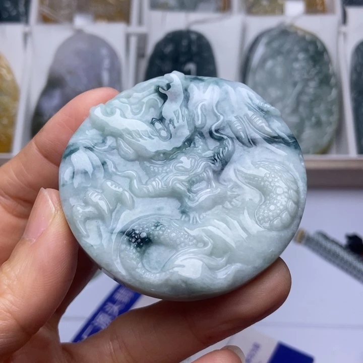 翡翠未镶嵌挂件翡翠