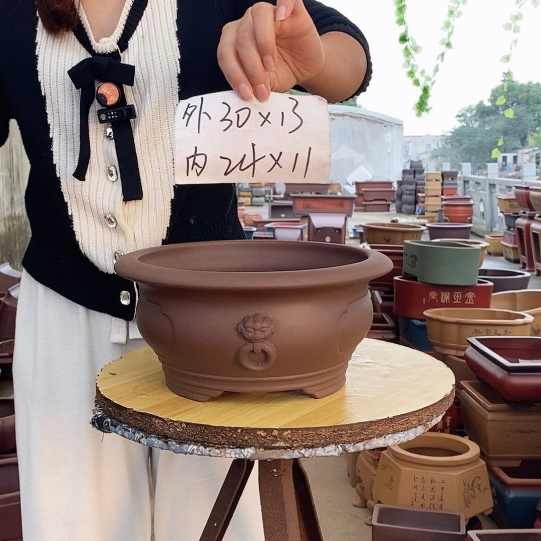 紫砂花盆紫砂花盆