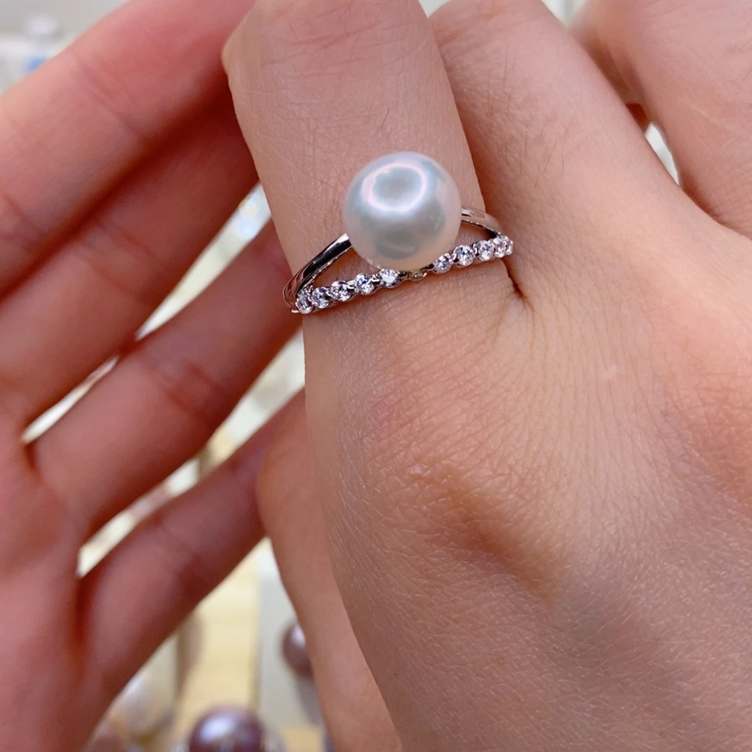 戒指未镶嵌淡水珍珠