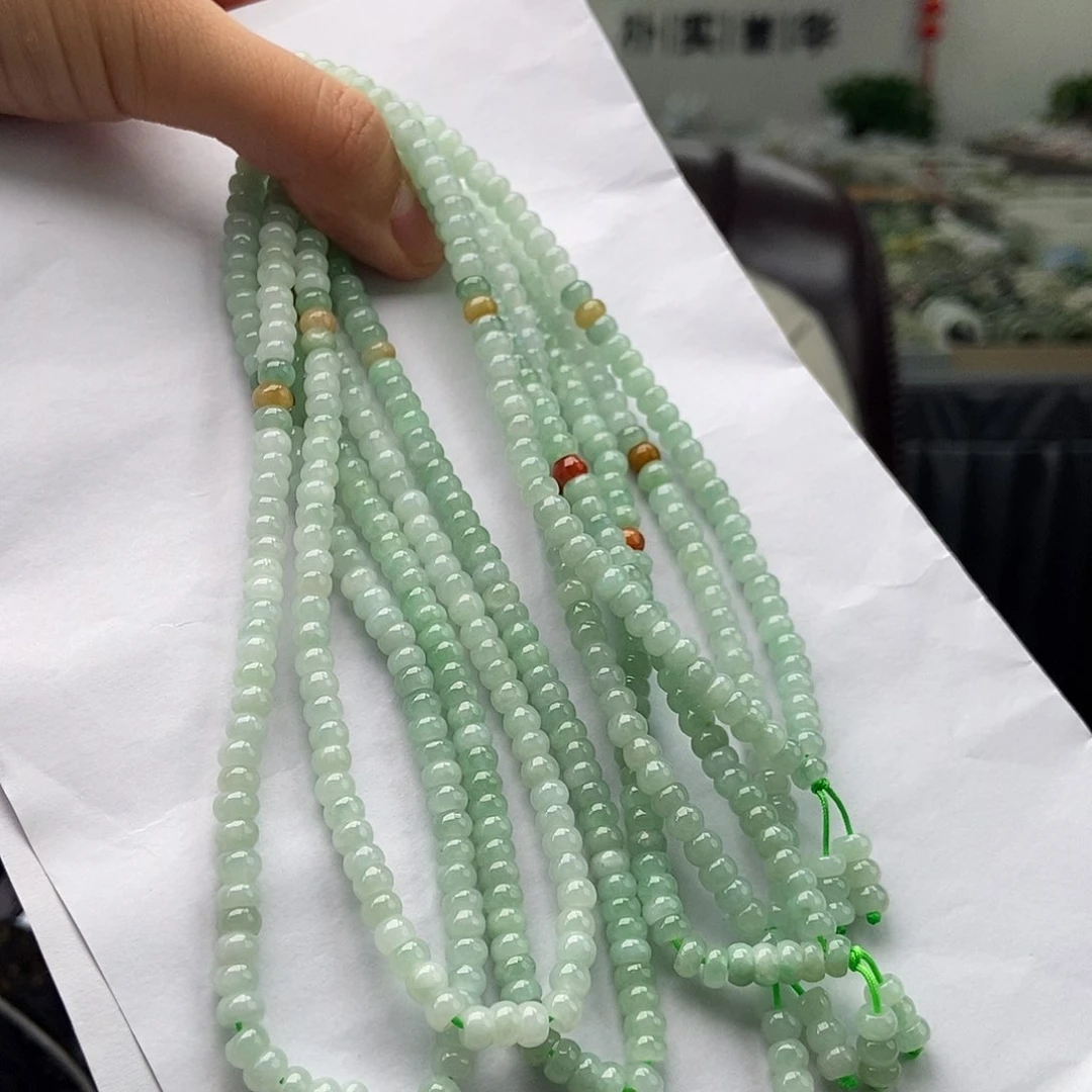 翡翠未镶嵌颈饰颜色多样性发拍一发一