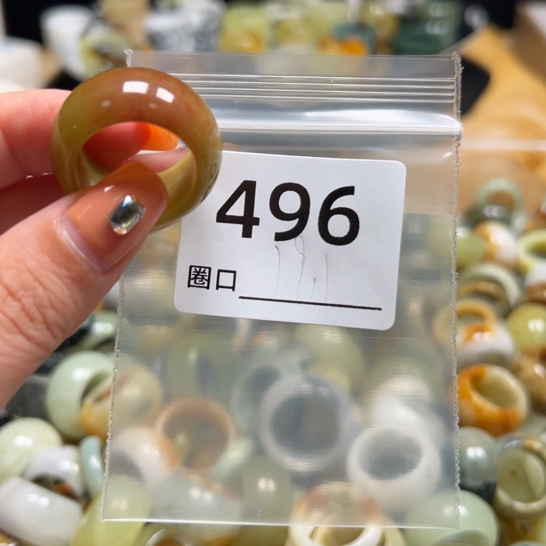 丑***鸭蛇纹石玉未镶嵌戒指
