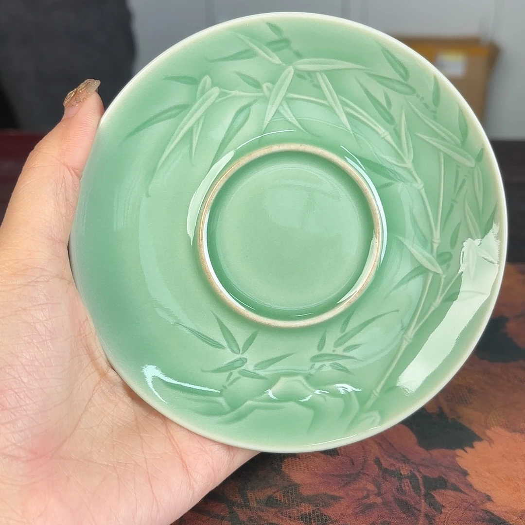 龙泉云间青瓷小米茶器