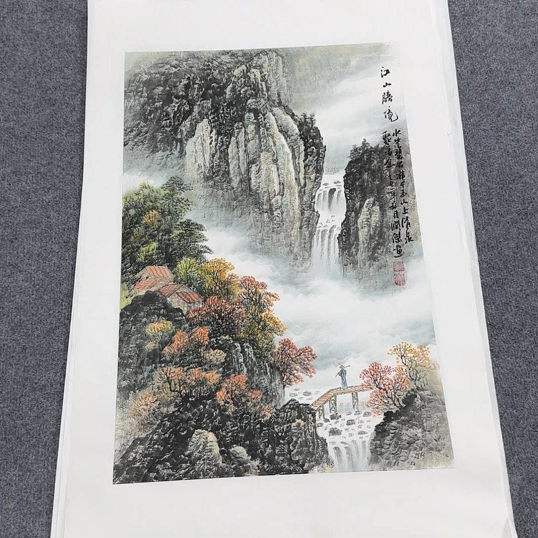 国画68*45纯手绘何润杰