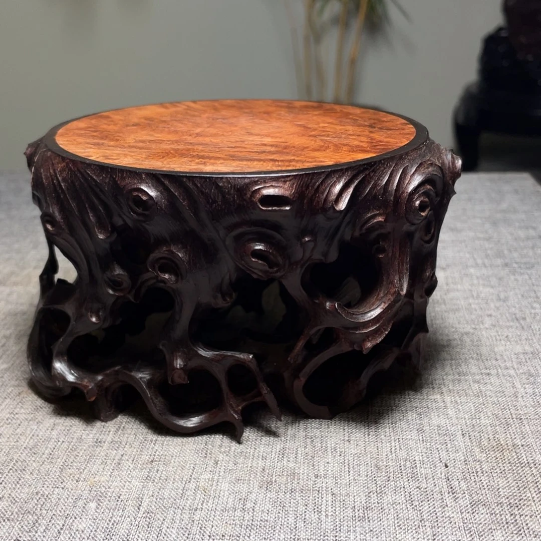 魔***士檀香紫檀（小叶紫檀）底座摆件工艺品