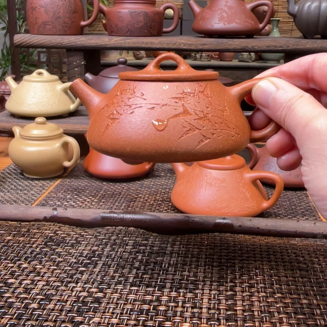 茶壶紫砂宜兴原矿紫砂手工制150