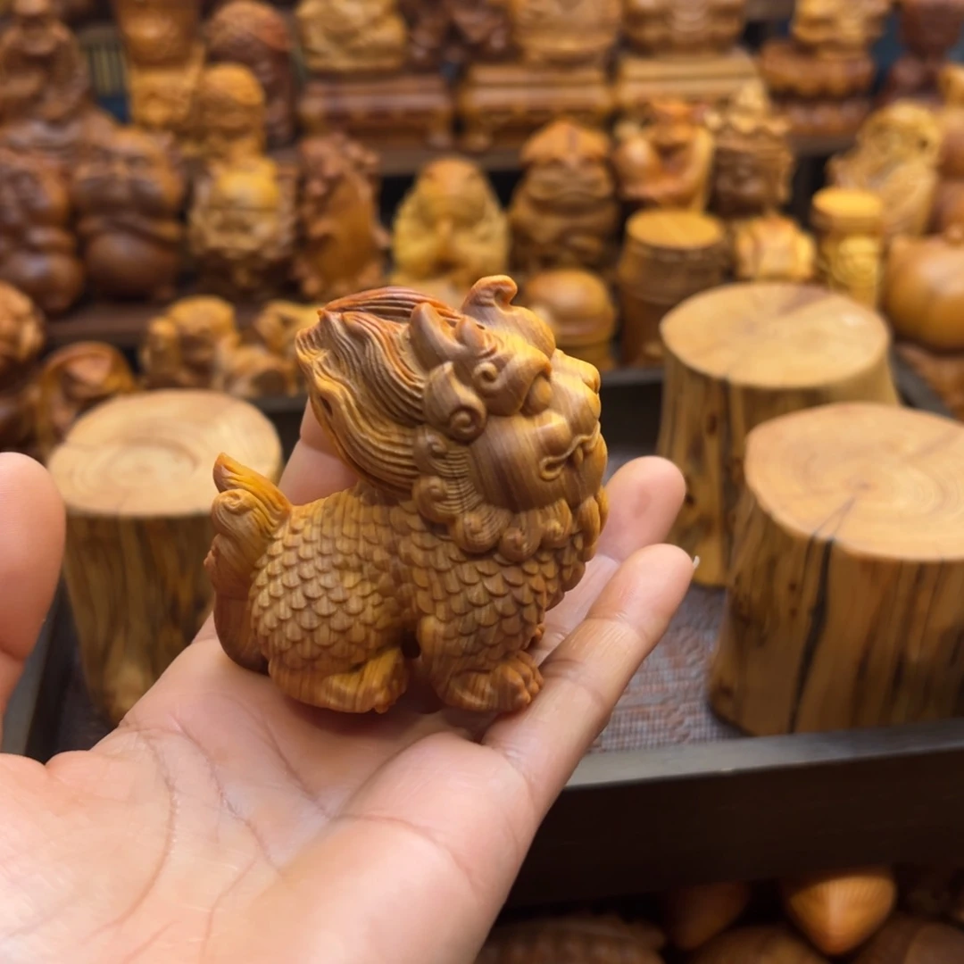 柏木（崖柏）厚**物陈化料手把件