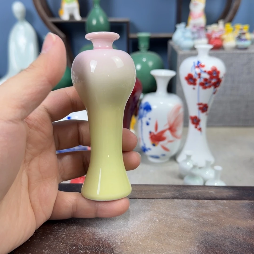 陶瓷手工小花器摆件