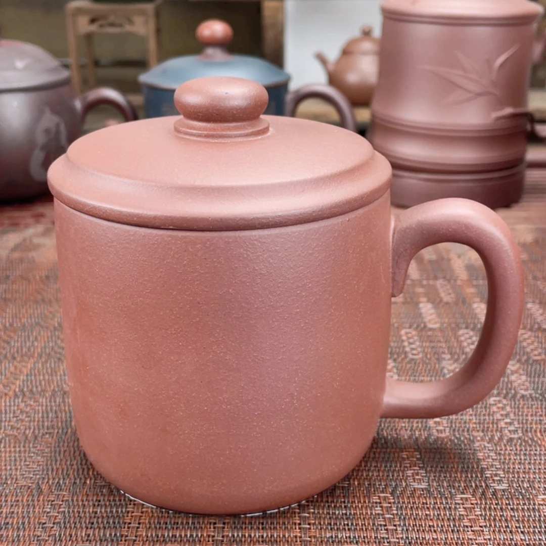 【闪购商品】紫砂茶杯宜兴原矿紫砂盖杯微瑕