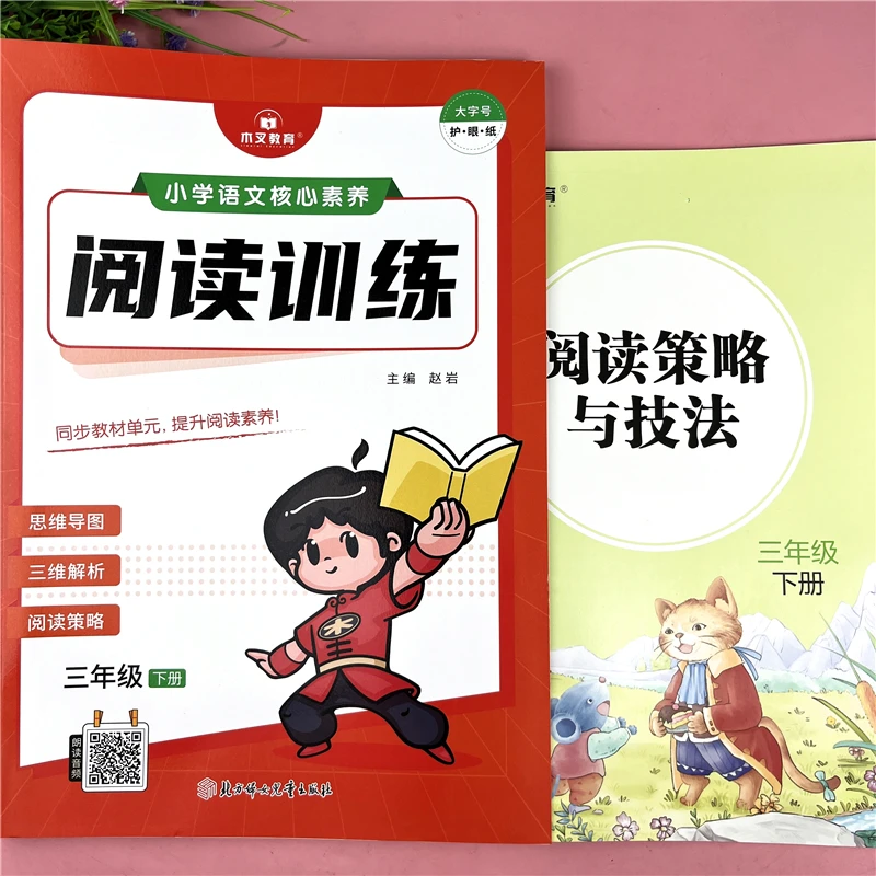 人教部编三年级下册语文核心素养阅读训练课内课外理解专项练习册