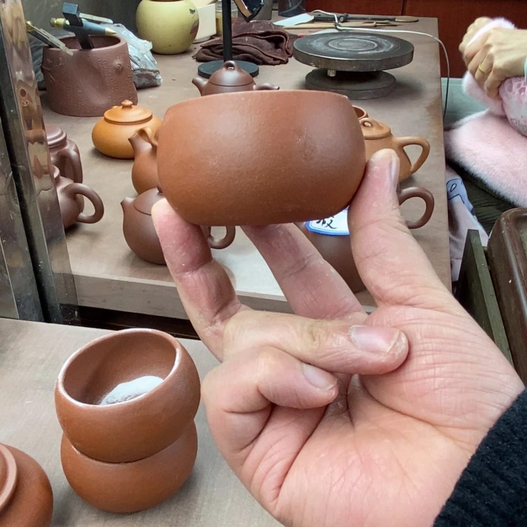 紫砂茶壶行***睛紫砂杯子