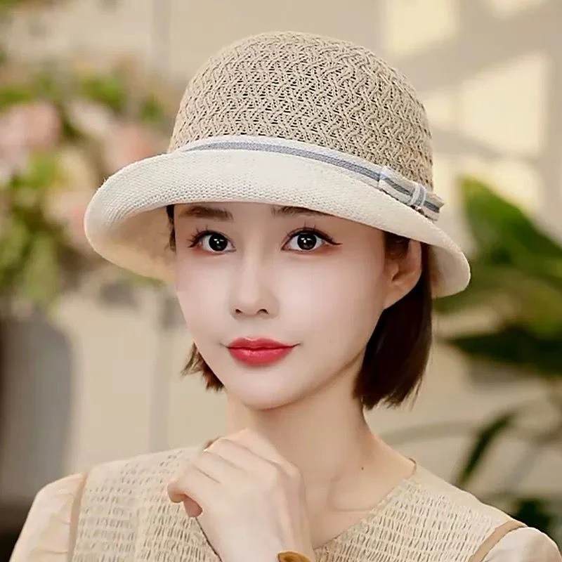 太阳帽2025新款女士百搭防紫外线洋气优雅时尚气质薄款夏天帽子女