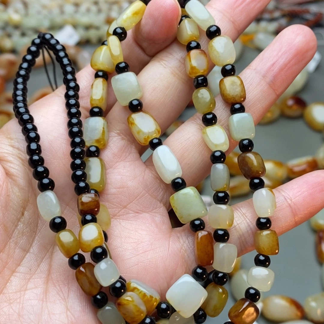 和田玉未镶嵌手链