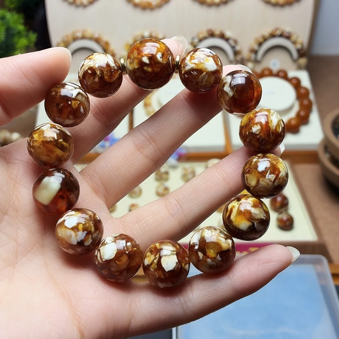 恩****沁色圆珠手串单圈福利款15