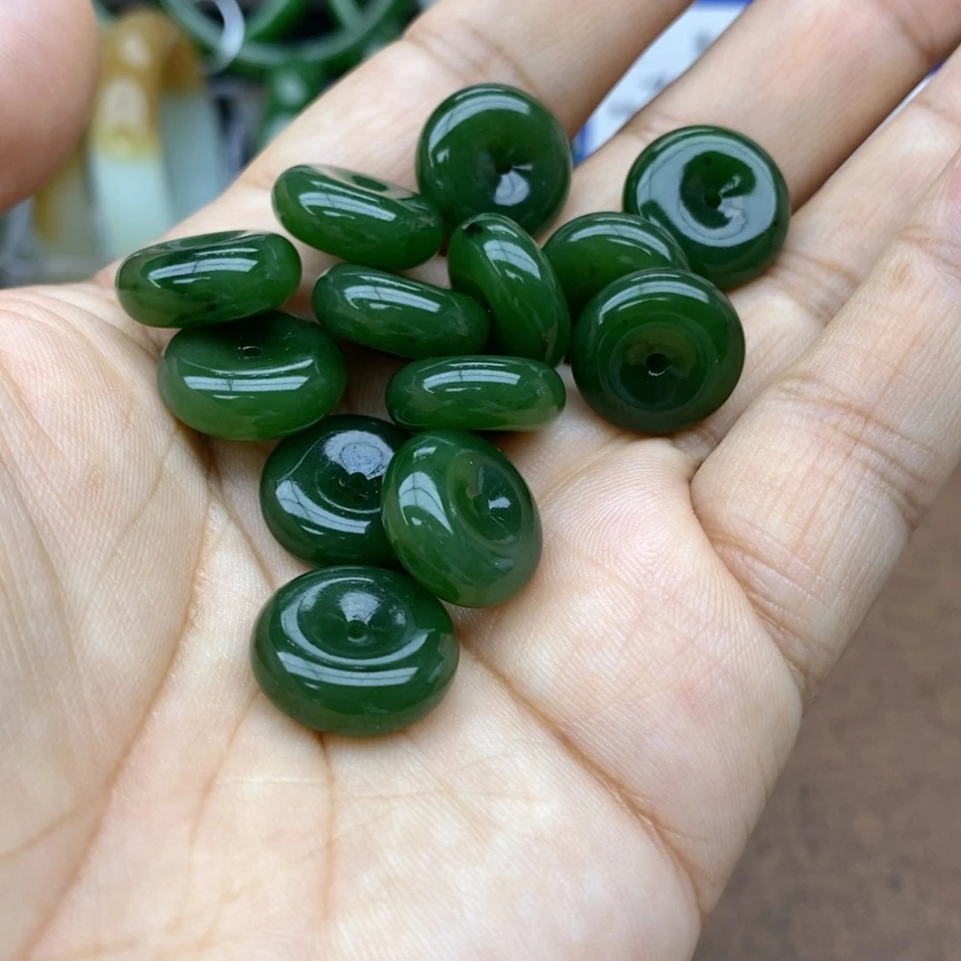 和田玉未镶嵌吊坠(不含链)卡16