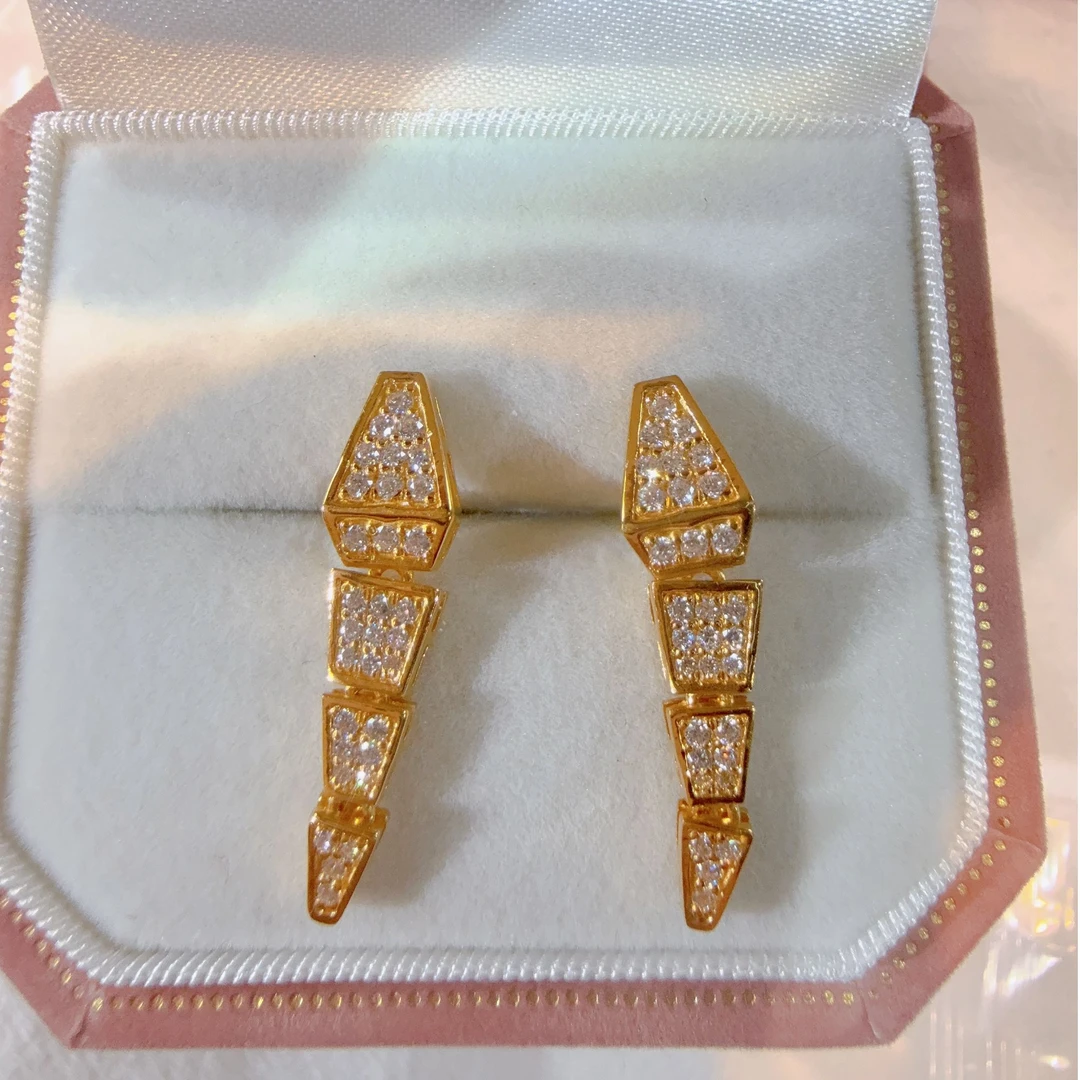 【苏妮法】足金999蛇耳钉