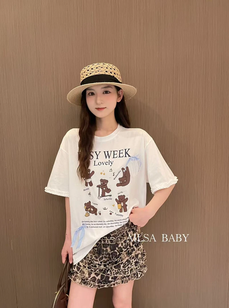 【AILSA BABY】欧货小熊图案T恤/41003A