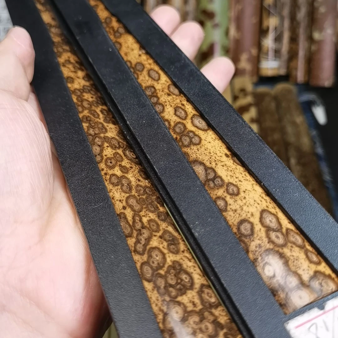 扇子腊底螺纹花梅鹿扇料