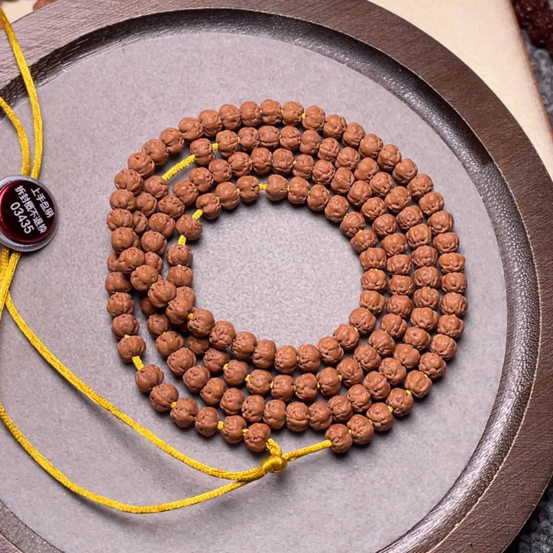 手串金刚菩提宏*梅朵头货佛手108尺寸5.5