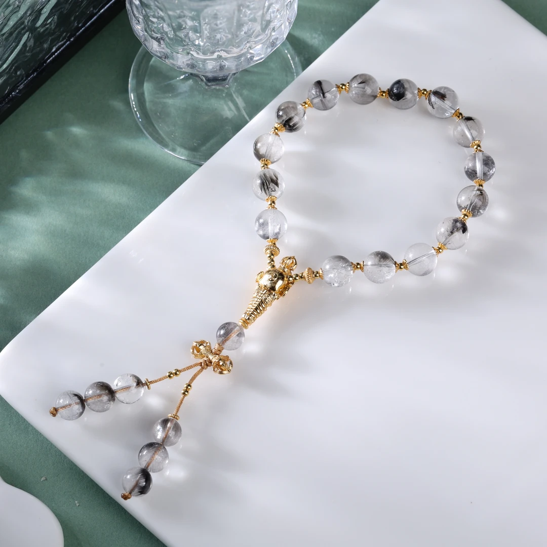 【诗语】黑银钛DIY手串多样性发一  T1-299