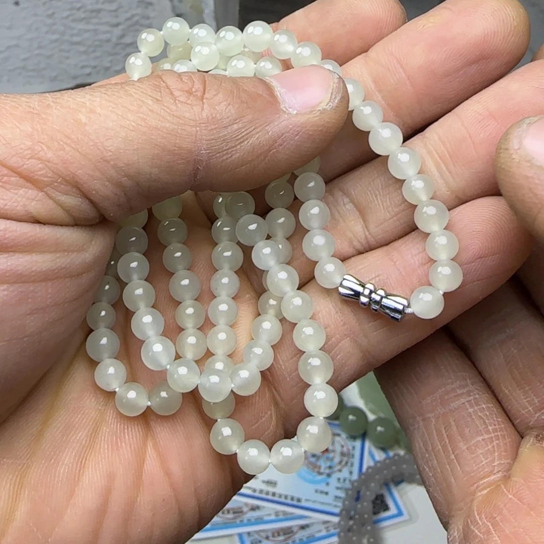 和田玉未镶嵌颈饰6