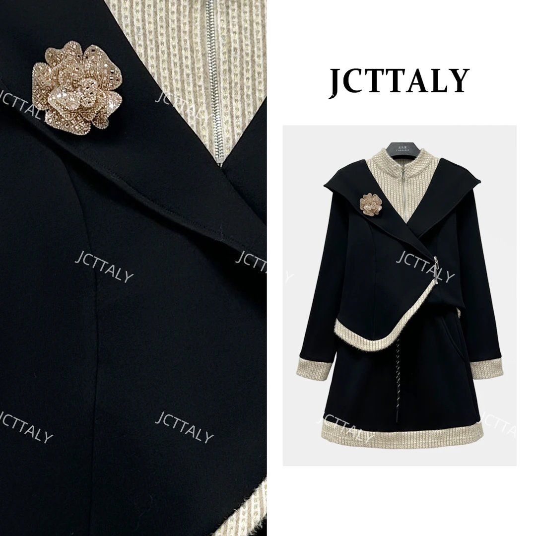 【宠粉价】（加绒）秋冬不规则设计时尚休闲套装卫衣裙NH-Q0901