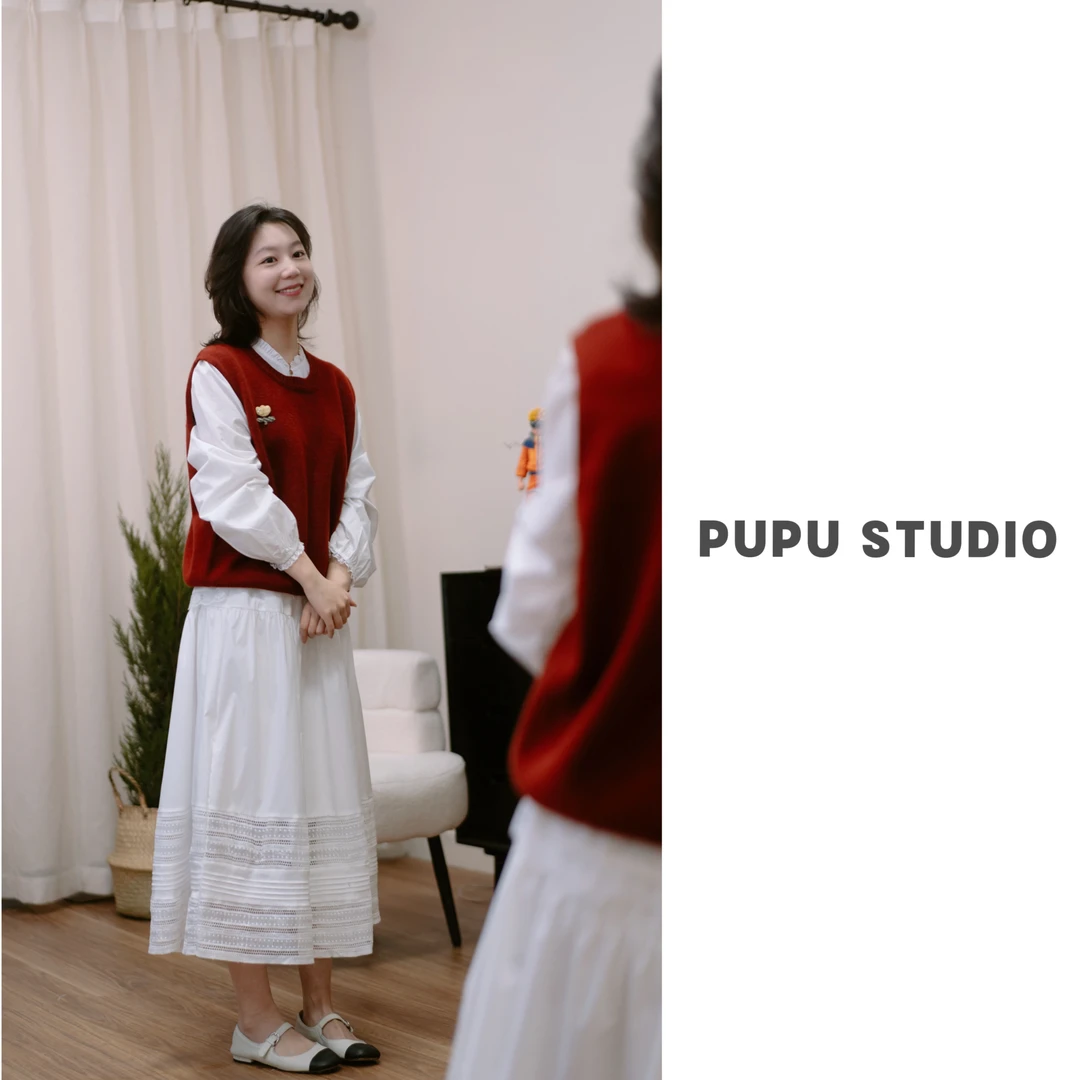 清仓，不退换，手工钩花春款毛衣套头背心