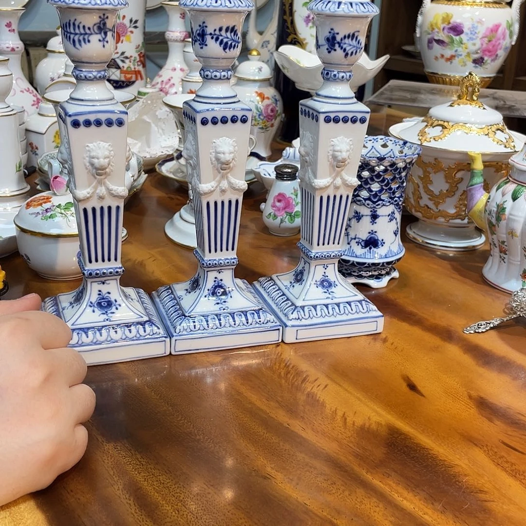 摆件中古哥哈烛台