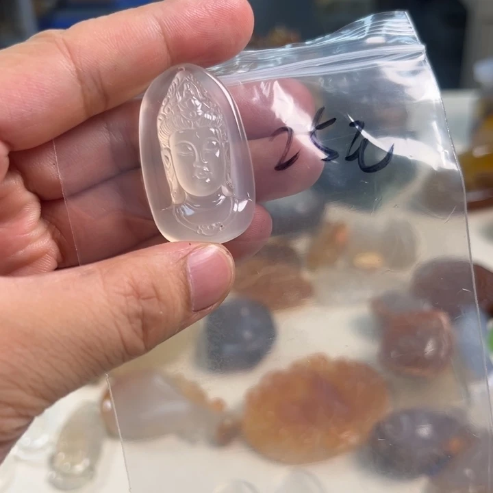 玛瑙/玉髓吊坠(不含链)未镶嵌