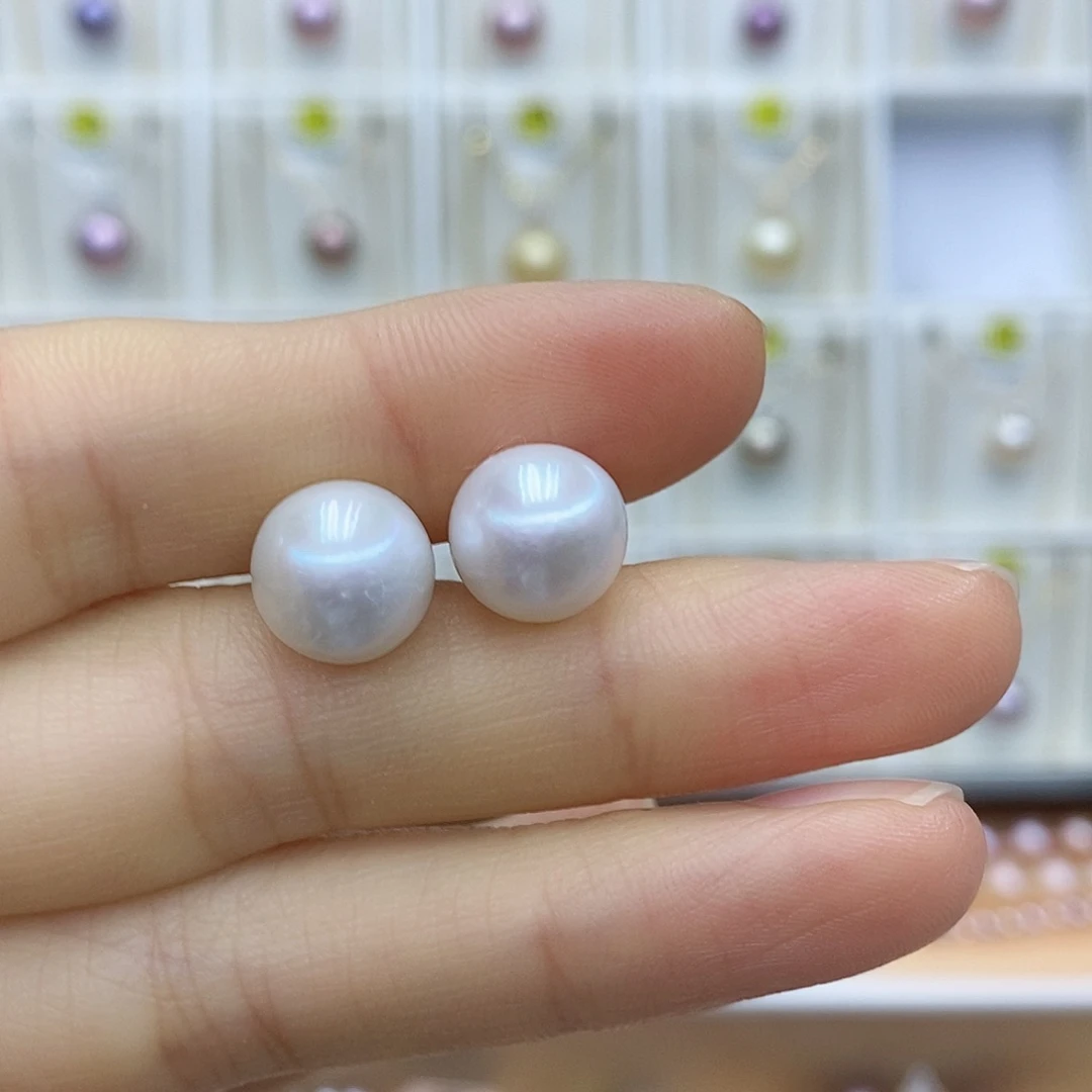 淡水珍珠银S925镶嵌吊坠(赠链)