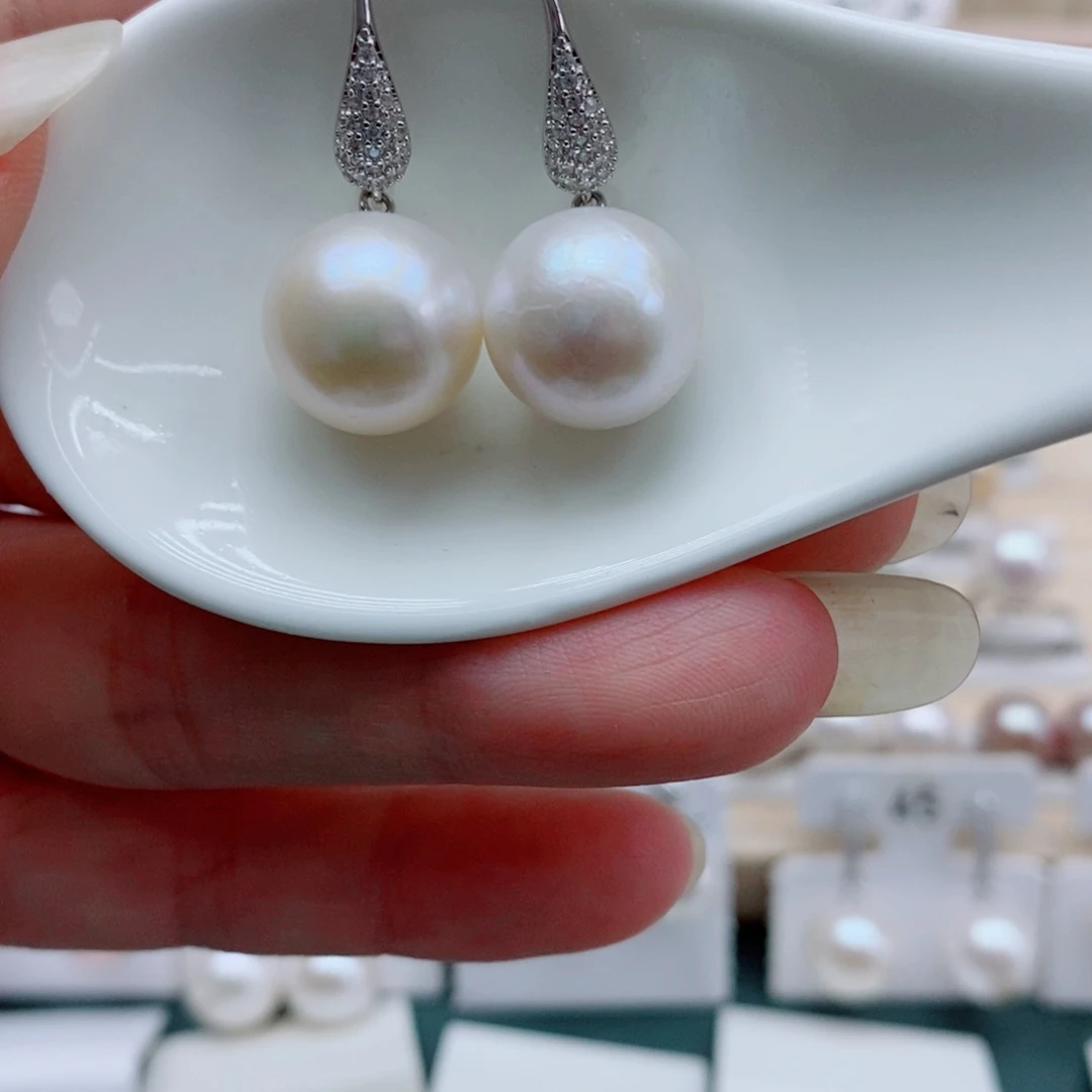 淡水珍珠颈饰银S925镶嵌