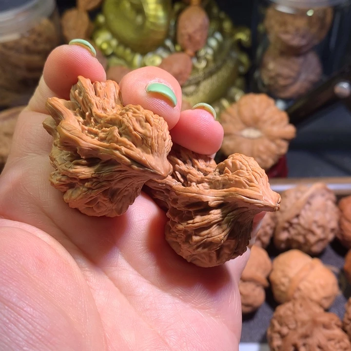 吊坠文玩核桃小鸟