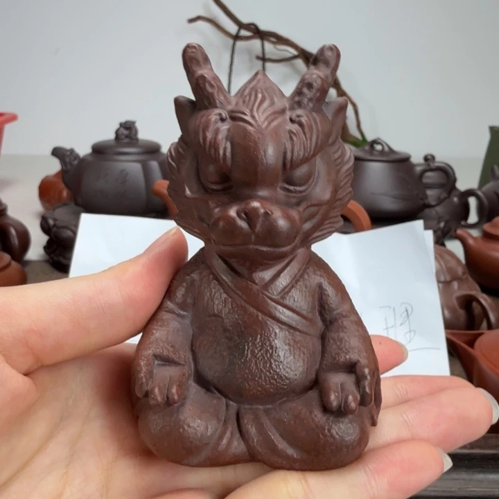 茶壶紫砂小龙人的