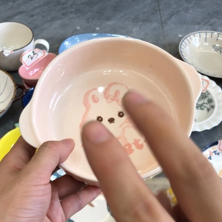 陶瓷微瑕盘碗碟介意勿拍