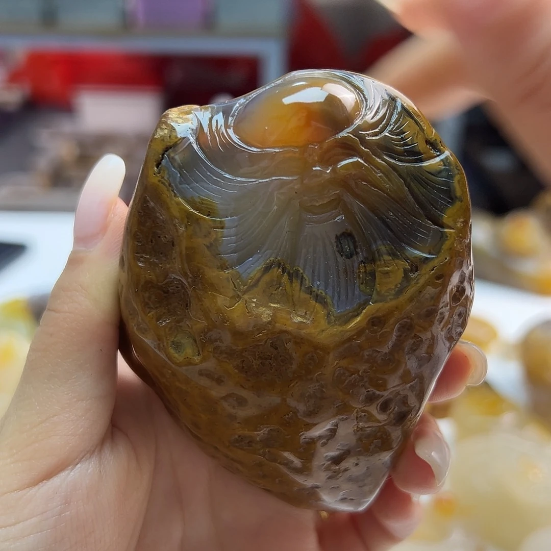 玛瑙/玉髓未镶嵌吊坠(不含链)