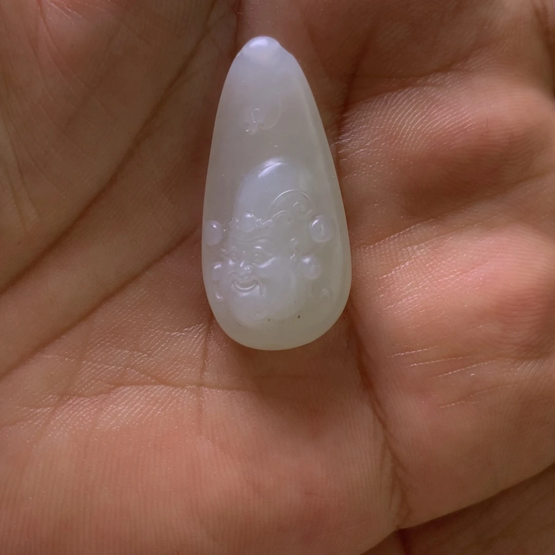 和田玉未镶嵌吊坠(不含链)