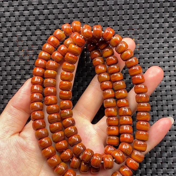 玛瑙/玉髓未镶嵌项链战国红项链