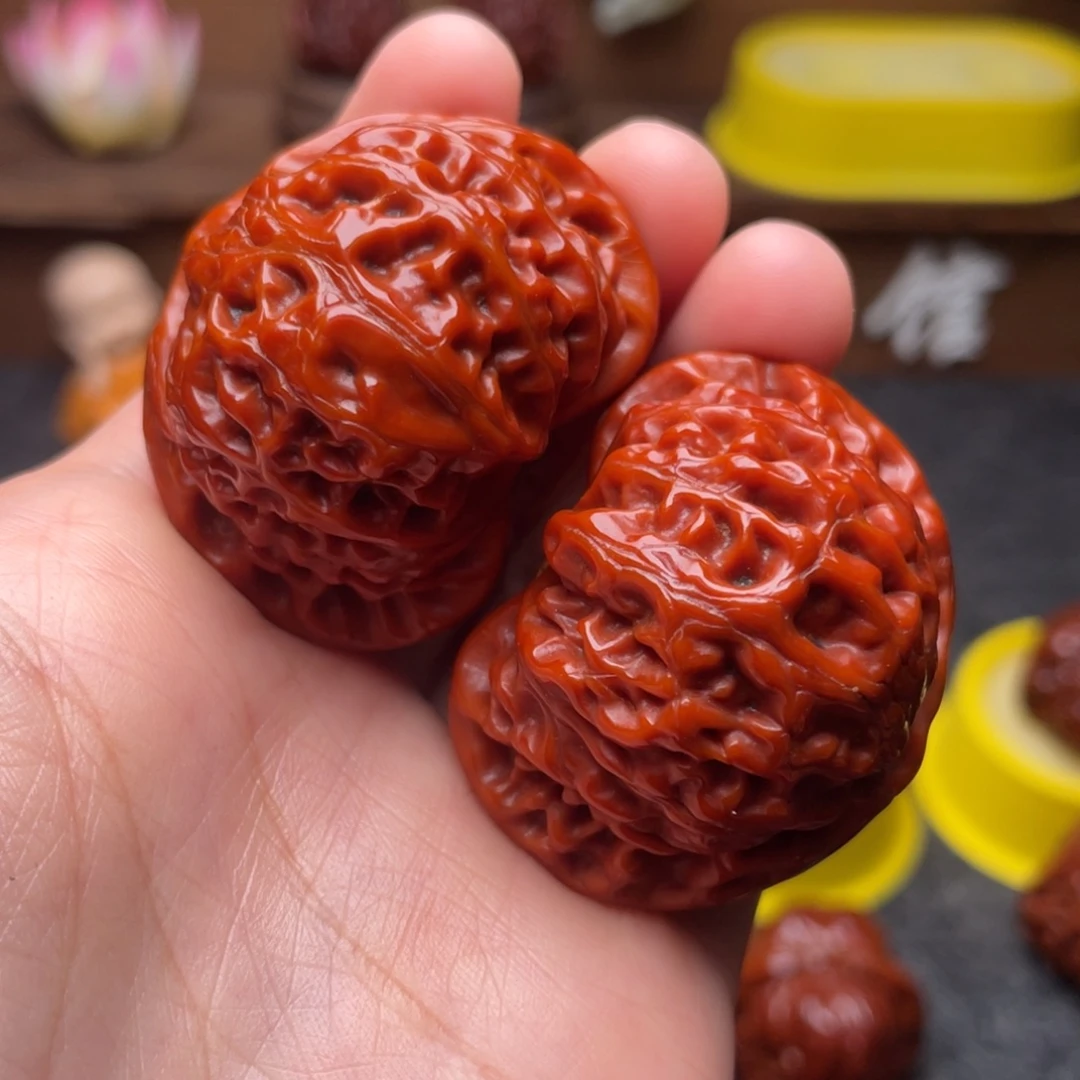 吊坠文玩核桃文玩核桃 手把件 宫灯 44