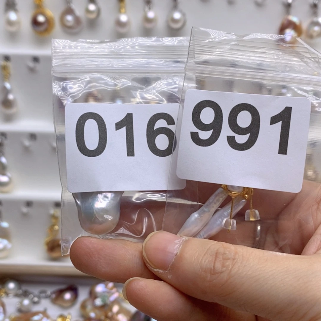 淡水珍珠颈饰银S925镶嵌指***@16