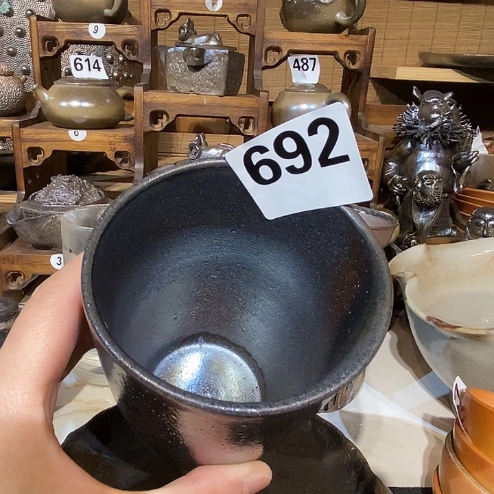 高温柴烧陶泥可乐杯