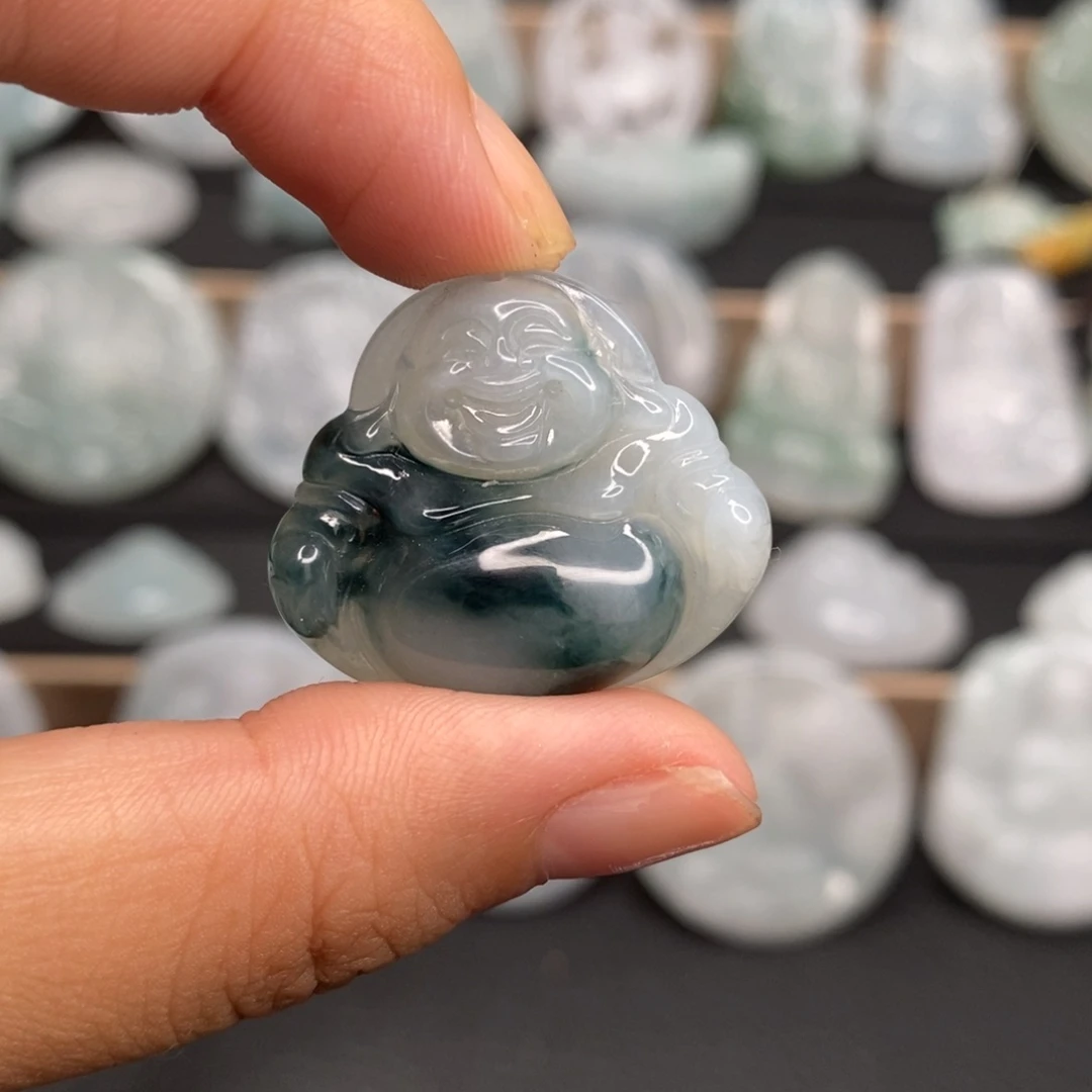 颈饰未镶嵌翡翠佛公