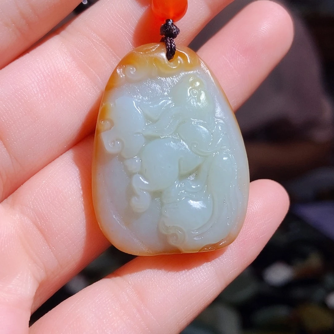 颈饰未镶嵌和田玉