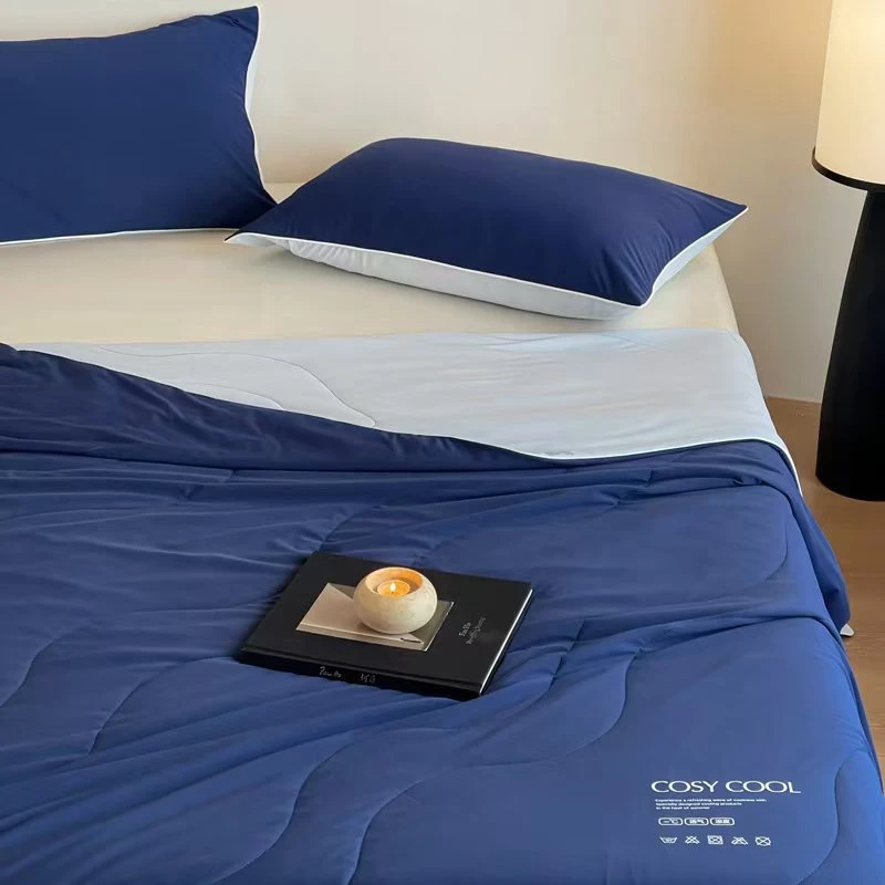 2025夏季新品双面凉感值-5夏被高级马卡龙冰丝夏凉被简约空调被
