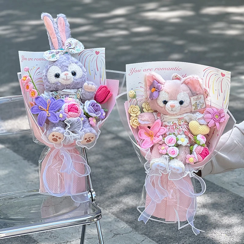 毕业高级创意玩偶花束星黛露卡通公仔成品花束生日礼物送女生闺蜜